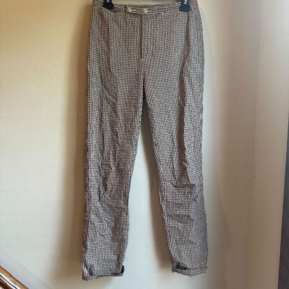 VTG Liz Claiborne Brown Gingham Pants